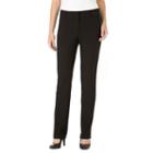 Women's Haggar&reg; Favorite Fit Twill Straight-leg Pants, Size: 8, Black