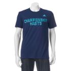 Big & Tall Adidas Championship Habits Performance Tee, Men's, Size: L Tall, Blue (navy)