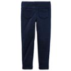 Girls 4-8 Carter's Navy Sparkle Knit Jeggings, Size: 6, Blue