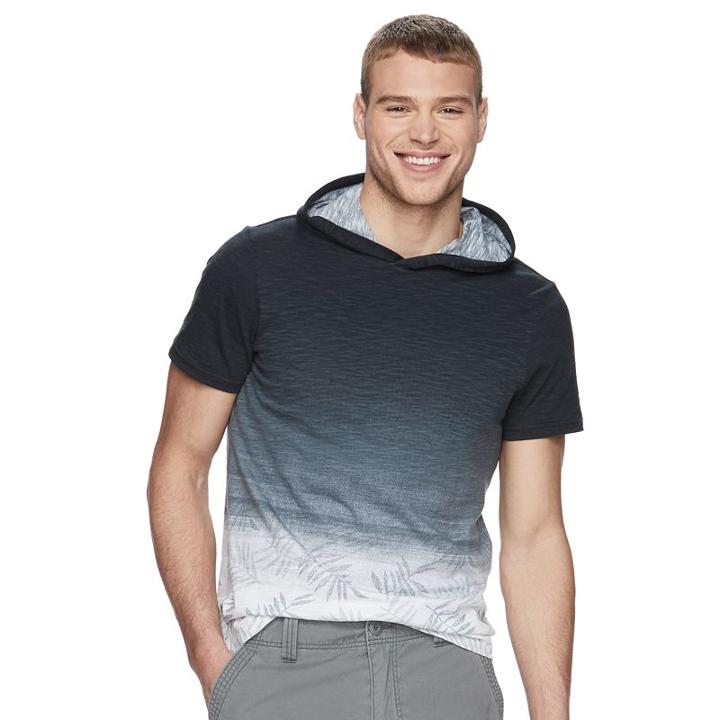 Men's Urban Pipeline&reg; Hoodie Tee, Size: Medium, Med Grey