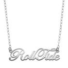 Fiora Sterling Silver Roll Tide Alabama Crimson Tide Necklace, Women's, Size: 16, Grey