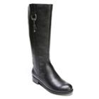 Lifestride Xripley Women's Knee High Riding Boots, Size: 9 Wide, Black