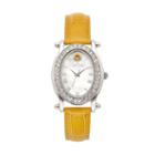 Croton Women's Birthstone Leather Watch, Yellow