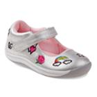 Laura Ashley Toddler Girls' Mary Jane Shoes, Size: 6 T, Silver