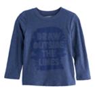 Toddler Boy Jumping Beans&reg; Draw Outside The Lines Slubbed Graphic Tee, Size: 3t, Dark Blue