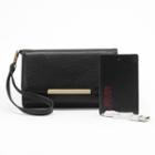 Apt. 9&reg; Carli Rfid-blocking Phone Charging Wristlet, Women's, Black