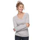 Women's Croft & Barrow&reg; Cable-knit Sweater, Size: Medium, Med Purple
