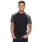 Men's Urban Pipeline&reg; Colorblock Raglan Tee, Size: Xl, Black