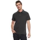 Men's Apt. 9&reg; Regular-fit Soft Touch Stretch Interlock Polo, Size: Large, Dark Grey