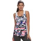 Women's Fila Sport&reg; Scoop Neck Racerback Tank, Size: Large, White