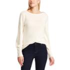 Women's Chaps Button-shoulder Sweater, Size: Xl, Natural