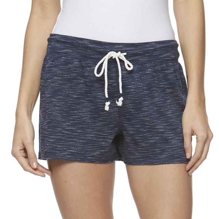 Juniors' So&reg; French Terry Lounge Shorts, Girl's, Size: Xs, Blue