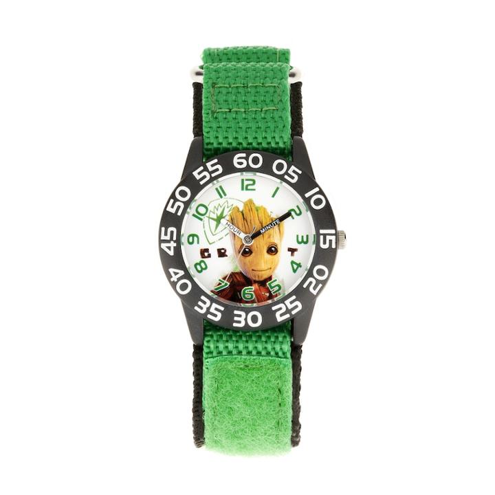 Marvel Guardians Of The Galaxy Vol. 2 Groot Kids' Time Teacher Watch, Boy's, Size: Medium, Green