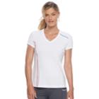 Women's Fila Sport&reg; Essential V-neck Short Sleeve Tee, Size: Small, White