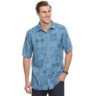 Big & Tall Batik Bay Classic-fit Tropical Button-down Shirt, Men's, Size: L Tall, Blue (navy)