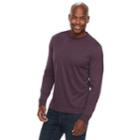 Men's Croft & Barrow&reg; Classic-fit Easy-care Crewneck Tee, Size: Large, Drk Purple