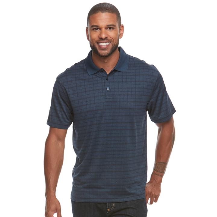 Men's Haggar&reg; Cool 18&reg; Classic-fit Performance Polo, Size: Small, Purple Oth