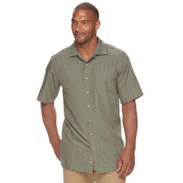 Big & Tall Batik Bay Classic-fit Woven Button-down Shirt, Men's, Size: 3xl Tall, Green Oth