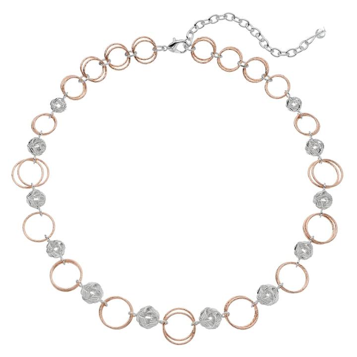 Napier Textured Circle Link & Disc Necklace, Women's, Multicolor