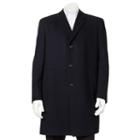 Men's Billy London 38-in. Wool-blend Overcoat, Size: 44 Long, Blue