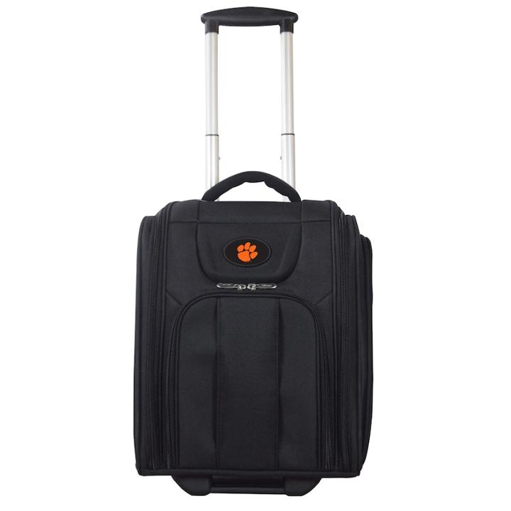 Clemson Tigers Wheeled Briefcase Luggage, Adult Unisex, Oxford