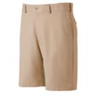 Men's Grand Slam Expandable Waistband Performance Golf Shorts, Size: 38, Dark Beige