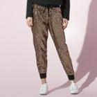 Women's Juicy Sequin Jogger Pants, Size: Xs, Gold