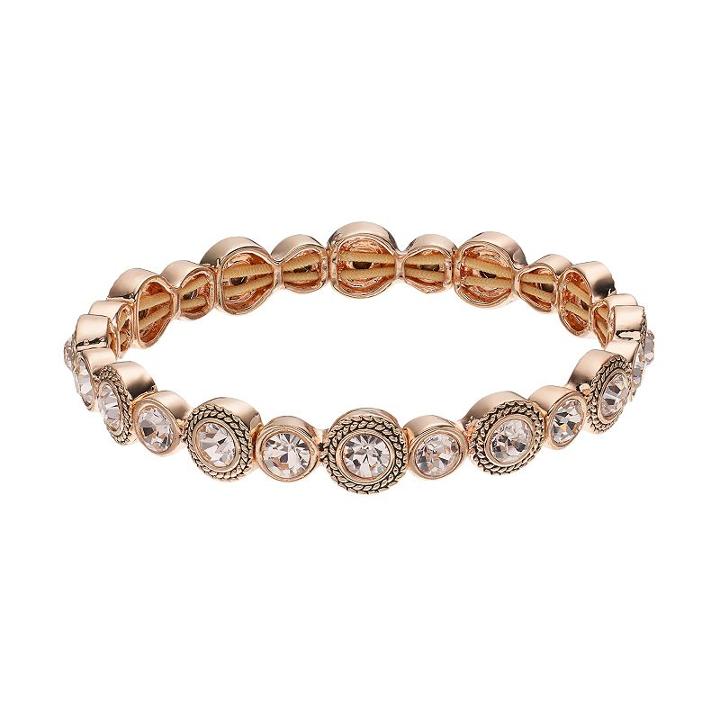 Napier Circle Stretch Bracelet, Women's, Pink