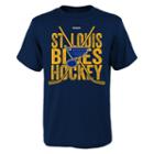 Boys 8-20 Reebok St. Louis Blues Cross Sticks Tee, Boy's, Size: L(14/16), Blue