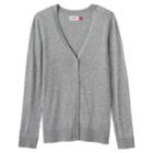 Girls Plus Size So&reg; Perfectly Soft Button-down Cardigan, Girl's, Size: 12 1/2, Grey Other