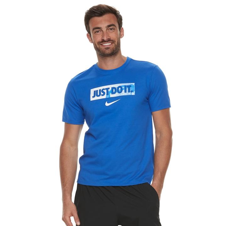 Men's Nike Hopps Dry Tee, Size: Xl, Blue