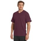 Men's Champion Classic V-neck Tee, Size: Medium, Dark Red