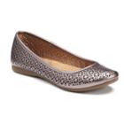 Croft & Barrow&reg; Women's Ortholite Cutout Ballet Flats, Size: 10, Med Grey