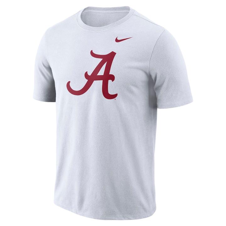 Men's Nike Alabama Crimson Tide Logo Tee, Size: Small, White