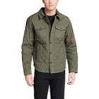 Men's Levi's&reg; Diamond Quilted Shirt Jacket, Size: Medium, Green