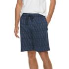 Men's Van Heusen Printed Jersey Sleep Shorts, Size: Xl, Blue (navy)