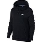 Women's Nike Sportswear Funnel Neck Zip Up Hoodie, Size: Xs, Grey (charcoal)
