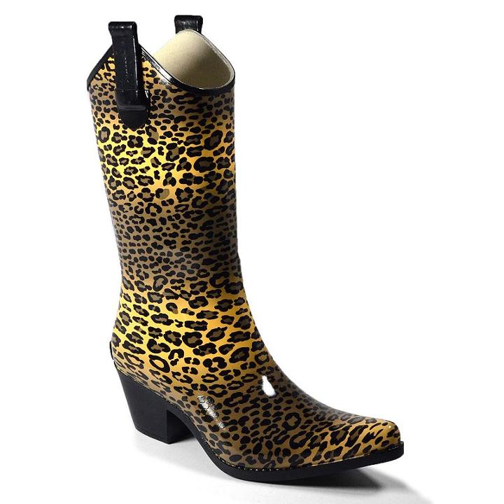 Corkys Rodeo Women's Western Rain Boots, Size: 11, Brown