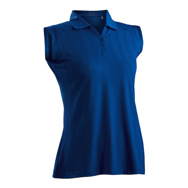 Plus Size Nancy Lopez Grace Sleeveless Golf Polo, Women's, Size: 3xl, Dark Blue