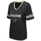 Women's Campus Heritage Purdue Boilermakers Fair Catch Football Tee, Size: Xxl, Beig/green (beig/khaki)