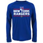 Boys 8-20 New York Rangers Epitome Tee, Size: M 10-12, Ran Navy