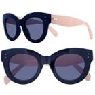 Lc Lauren Conrad 49mm Nobu Oversized Cat-eye Sunglasses, Women's, Black