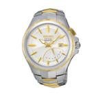 Seiko Men's Coutura Two Tone Stainless Steel Kinetic Watch - Srn064, Multicolor