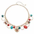 Sea Life Charm Necklace, Women's, Multicolor