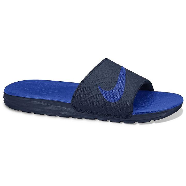 Nike Benassi Solarsoft Slide 2 Men's Sandals, Size: 13, Turquoise/blue (turq/aqua)
