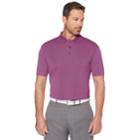 Men's Grand Slam Off Course Regular-fit Textured Pocket Golf Polo, Size: Xl, Purple