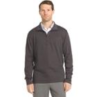 Big & Tall Van Heusen Flex Stretch Regular-fit Quarter-zip Pullover, Men's, Size: Xl Tall, Black