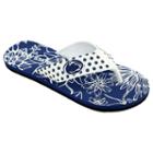Women's College Edition Penn State Nittany Lions Floral Polka-dot Flip-flops, Size: Large, White