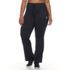 Plus Size Fila Sport&reg; Drawstring Movement Pant, Women's, Size: 3xl, Black