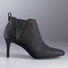 Simply Vera Vera Wang Low Heel Chelsea Boots, Women's, Size: 10, Grey